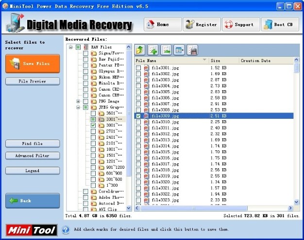 minitool power data recovery key